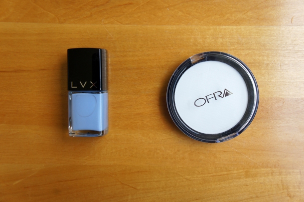 Boxycharm June Unboxing 2016 LVX Nail Lacquer in Serene Ofra Oil Control Pressed Powder
